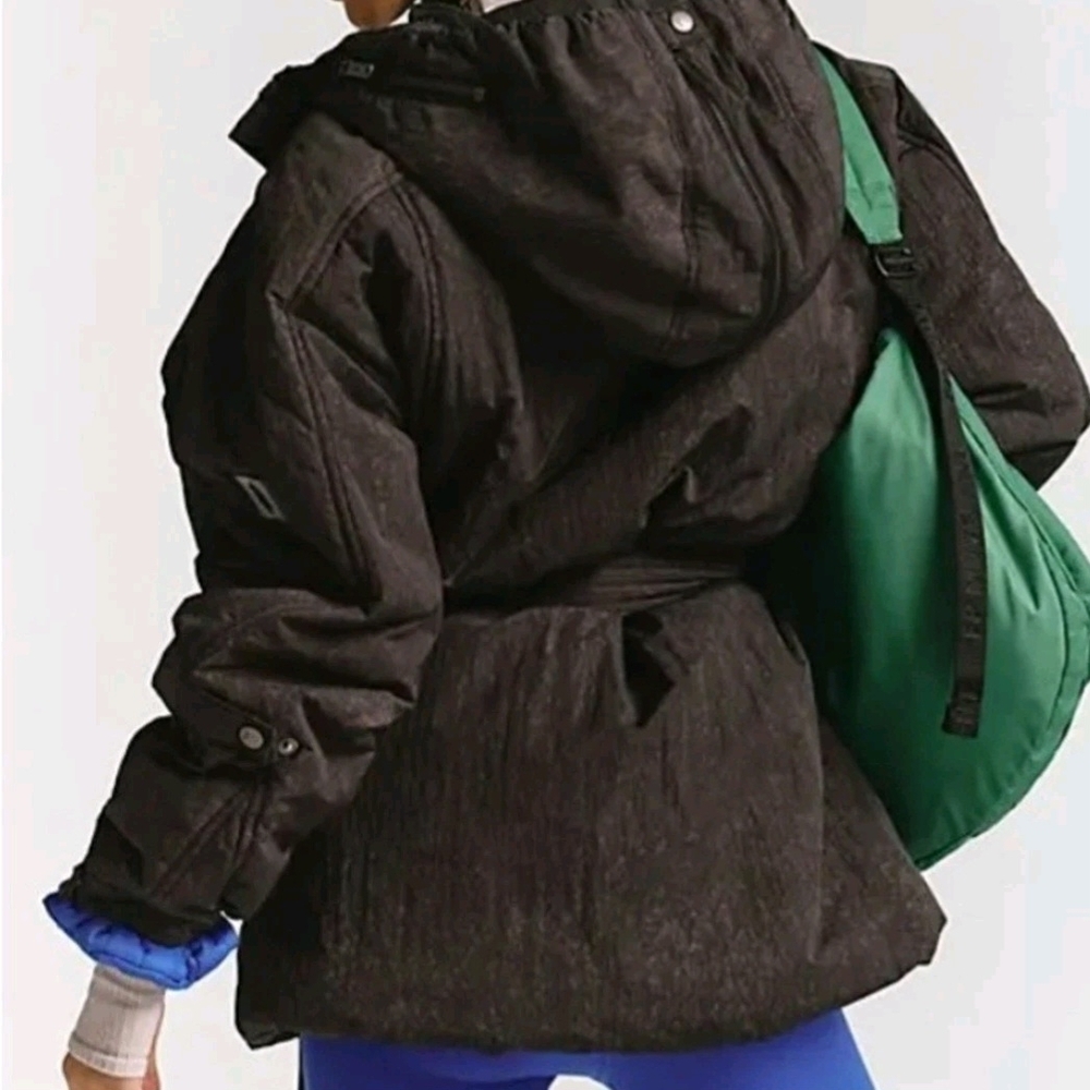 FP Movement Tricked Out Trek Utility Puffer Jacket in a black wash combo - Picture 5 of 6